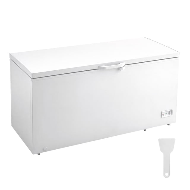 KFFKFF Upright Freezer, 17.2 Cu.ft / 488 L Spacious Deep Freezer & 4 Detachable Baskets, Independent Top Opening Door Commercial Chest Freezers with Secure Lid, 7-Level Temperature Modification