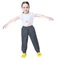 thumbnail image 4 of YOUSNH Pantalon de Pluie Imperméable pour Enfants 1-12 Ans, Taille Élastique Ajustable avec Coutures Renforcées, Garçons et Filles Jeu Extérieur Randonnée Équipement Anti-Éclaboussures Pantalon de Pluie Enfants Noir 1-2 Ans, 4 of 6