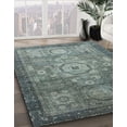thumbnail image 2 of Ahgly Tapis Rectangulaire Abstrait Vert Mer Foncé, 2 Pieds x 3 Pieds, 2 of 6