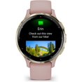 thumbnail image 2 of Montre intelligente GPS et tracker d'activité Garmin Venu 3S - Rose Tendre, 2 of 5