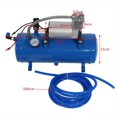 thumbnail image 1 of 150psi Air Compressor with 6L , Quiet Operation, for 12V Vehicles, Ideal for Air Horns, Trucks, RVs, 1 of 8