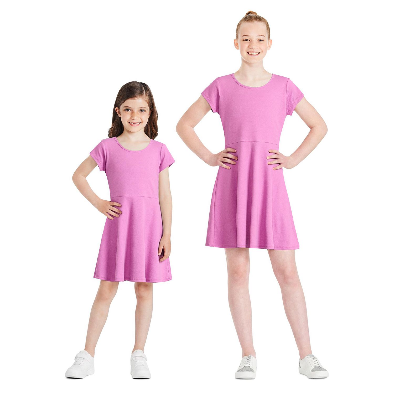 Robe côtelée George pour filles