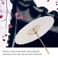 thumbnail image 1 of Paper Umbrella, Diy Decor Decorative Paper Umbrella Healthy Wood With Solid Handle For Photography Props And Wedding Decorations For Outdoor, 1 of 8