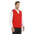 thumbnail image 4 of TOPTIE Adult Volunteer Work Vest Event Supermarket Apron Vests - Red, 4 of 8