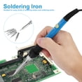 thumbnail image 3 of Peahefy 60W Electric Soldering Iron Adjustable Temperature Welding Hand Tool 110V US Plug , Soldering, Electric Soldering Iron, 3 of 7