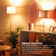 thumbnail image 4 of Merkury Smart LED Bulb - 9W (60W Eqv) RGBW Dimmable A19 Light, E26 Base (2-pack), 4 of 10
