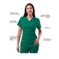 thumbnail image 3 of Adar Uniforms Women's Scrub Set - Enhanced V-Neck Top/Multi Pocket Pants, 3 of 6
