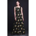 thumbnail image 4 of Bimba Robe Longue Sans Manches pour Femmes à Imprimé Papillons Style Chic Maxi-Robe-Xxx-Grand, 4 of 6
