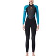 thumbnail image 2 of Maillot de Bain 3 mm Multicolore Col Rond une-Pièce Manches Longues 3 mm Multicolore Ensemble de Plongée en Apnée Maillot Ajustable Élastique Vêtements de Bain Bleu TG, 2 of 7