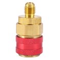 thumbnail image 3 of Akozon Refrigerant Quick Couplers, R134a Auto Car Quick Coupler Connector Brass Adapters Low & High Side AC Manifold, 3 of 8