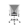 thumbnail image 4 of Modern Home Zuna Ergonomic Mesh Mid Back Office Chair, White & Black, 4 of 10