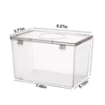 thumbnail image 2 of Contenants de Rangement pour Pain Hermétiques Boîte à Pain en Plastique Réutilisable Pain Gâteau Distributeur de Pain Transparent Bac Organisateur de Pain Frais, 2 of 8