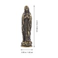 thumbnail image 2 of SHISUYAN Virgin Figurine Miniature Virgin Statue Catholic Sculpture Religious Style Statue, 2 of 9