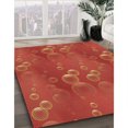 thumbnail image 3 of Ahgly Company Machine Washable Indoor Rectangle Transitional Orange Red Orange Area Rugs, 4' x 6', 3 of 7
