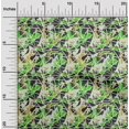 thumbnail image 2 of oneOone Georgette Viscose Green Fabric Abstract Sewing Craft Projects Fabric Prints By Yard 42 Inch Wide, 2 of 4