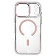 thumbnail image 3 of onn MagSafe Compatible Soft Shell Bumper Phone Case for iPhone 17 Pro Max, Clear & Pink, 3 of 5