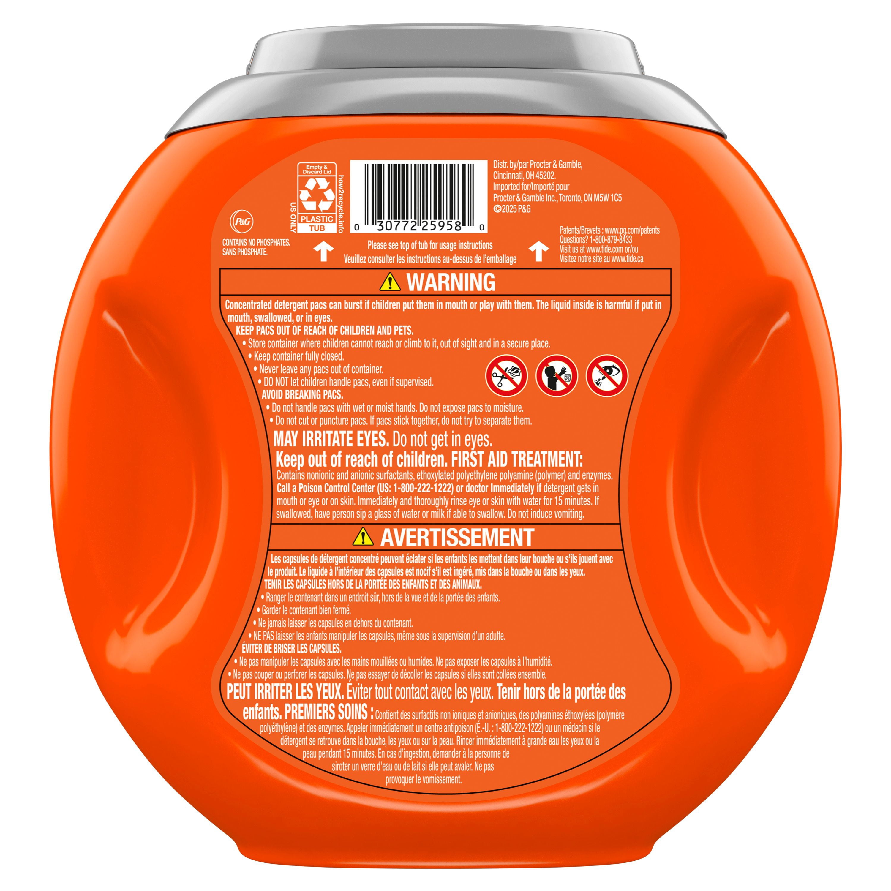 Capsules de détergent à lessive Tide PODS avec un soupçon de détergent Downy 4 en 1, 57 unités, détachant, fraîcheur, douceur, protecteur de tissu, compatible avec les laveuses HE