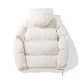 thumbnail image 4 of Kcodviy Manteau Extérieur pour Homme Long en Duvet Manteaux Longs pour Hommes Manche Col Rabattu Manteau Long en Duvet pour Homme Poche Couleur Unie Doudounes en Duvet Veste Automne et Hiver Duvet Manteau d'Hiver pour Homme Veste Unisexe, 4 of 4