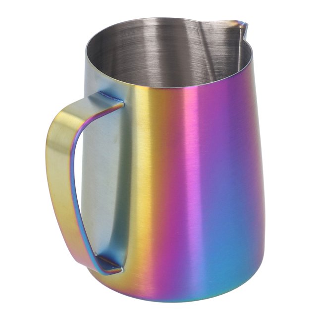 22oz Milk Frothing Pitcher, Multipurpose Colorful Milk Frothing Pitcher For Home