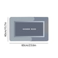 thumbnail image 3 of Dvkptbk Bath Mat Bathroom Rugs Non Slip Absorbent Stain Resistant Quick Dry Washable Bathroom Rug Bath Mats for Bathroom Floor Tub Sink Shower Mat Easy Care Blue 16"x24", 3 of 8