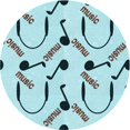 thumbnail image 1 of Ahgly Company Machine Washable Indoor Round Transitional Seafoam Green Area Rugs, 4' Round, 1 of 7