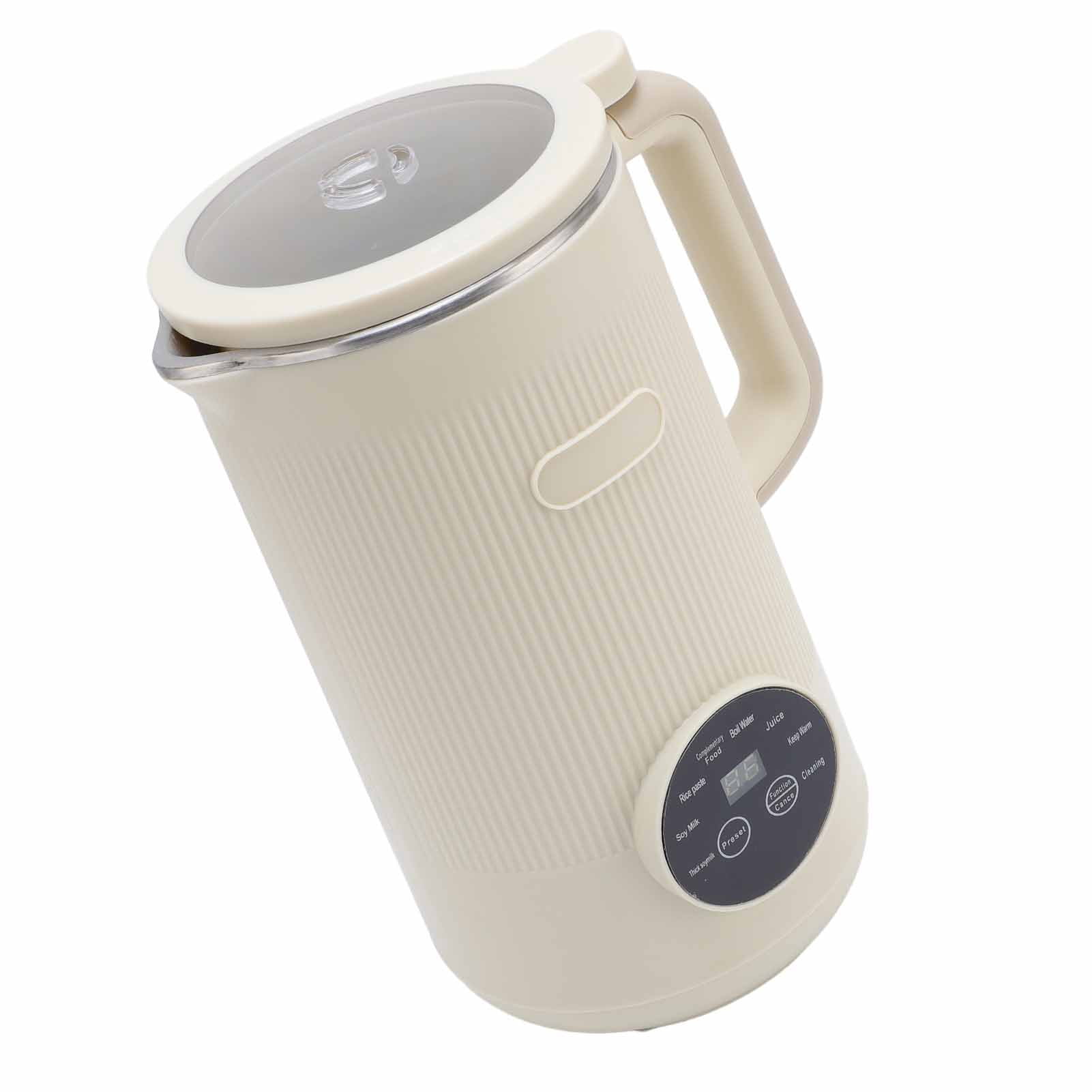Machine à Lait de Noix, Minuterie Nettoyage Automatique 1200 ml Machine à Lait de Soya Multifonction Isolée pour Fruits