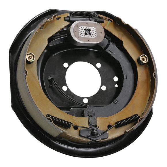 Husky Towing Trailer Brake Assembly 30797 Electric Brakes; Compatible With 7000 Pound Axles; Left; Single