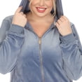 thumbnail image 4 of White Mark Women's 2 Piece Velour Tracksuit Set, 4 of 6