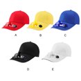 thumbnail image 5 of QualitChoice Fiber Solar Powered Fan Hat Durable Versatile Portable Convenient For All Activities Solar Fan Cap white, 5 of 5