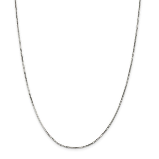 925 Sterling Silver 1.5mm Curb Chain 16 Inch