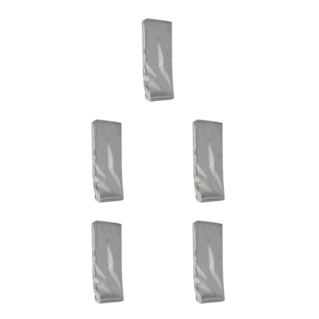 maskred Microfiber Glasses Cloth Water Absorption Eyewear Lens Stain Soft Camera Tablet Cellphone Screen Cleaning Supplies Grey 5Set