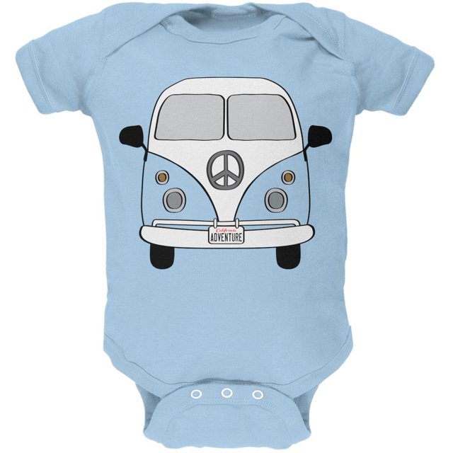 Halloween Travel Bus Costume Camper Adventure Soft Baby One Piece