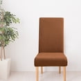 thumbnail image 4 of Limited Time Violete Solid Color Brushed High Elastic Chair Cover Soft And Comfortable Chair Seat Cover -proof And Dirt- Chair Slipcover Suitable For Dining Chair, 4 of 4