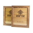 thumbnail image 1 of Rustic Wooden Picture Frame 8x10 - Made to Display Pictures 8x10 - Set of 2-100% Natural Eco Wood with Real Glass for Wall Mounting Walnut Photo Frame, 1 of 6