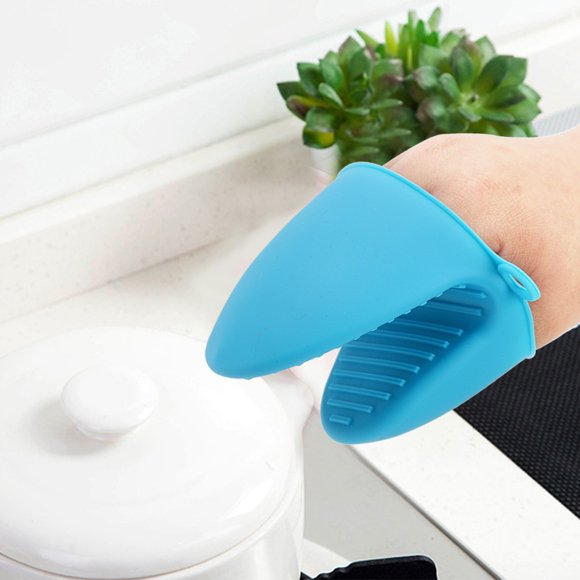 Peahefy Anti-Slip Heat Resistant Glove, Heat Resistant Glove,1PCS Heat Resistant Anti-Slip Cooking Glove Microwave Oven Kitchen Baking Tool