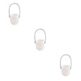 thumbnail image 2 of Transemion ABS Decorate With Lightweight Planter With Removable Strape And Wall-Mount Option Inner Layer Hollowed Out For Better White 8.7*9.5*20.5cm 3Set, 2 of 6