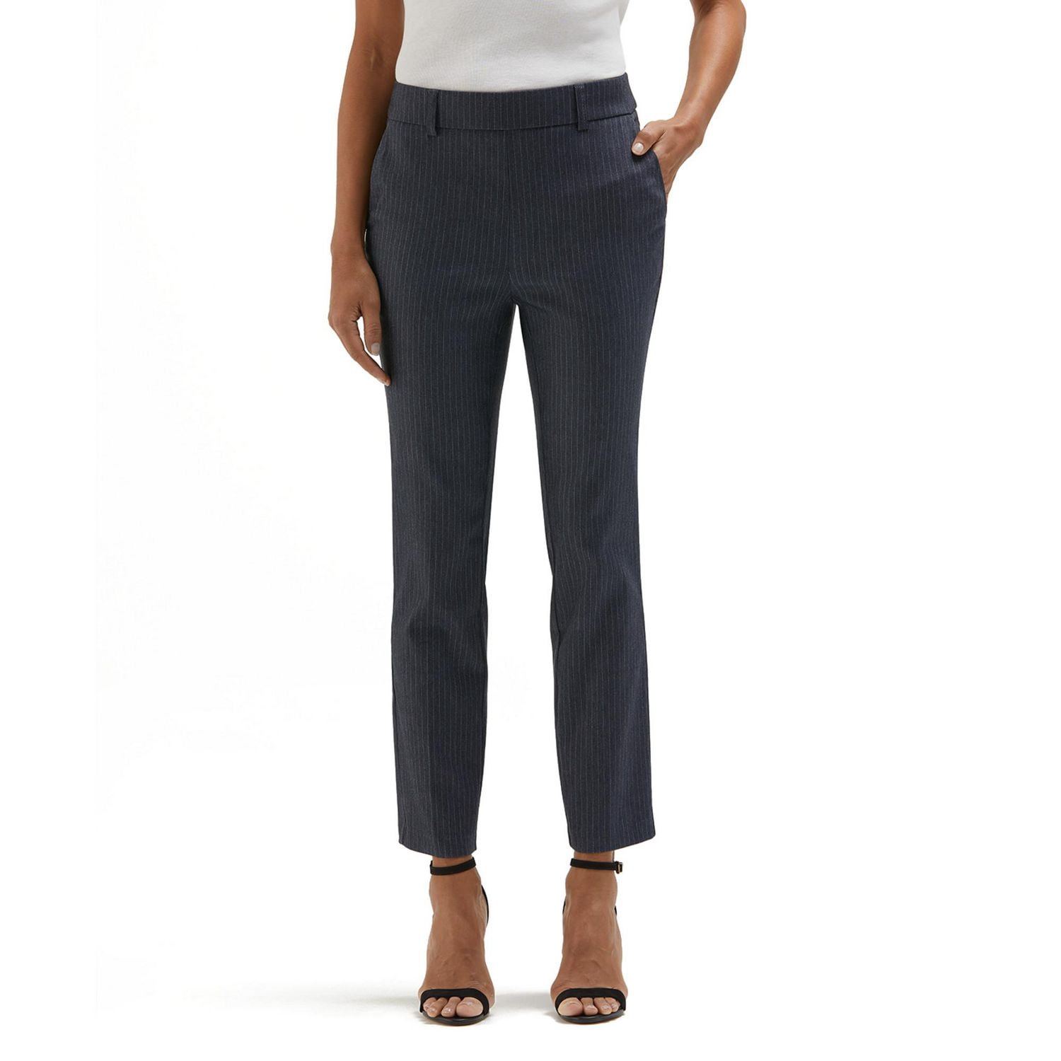 Rafaella Pantalon habillé à jambe droite pour femme