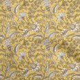 thumbnail image 1 of oneOone Polyester Spandex Jaune Tissu Jacobée Floral Tissu Imprimé Matériel par la Cour 56 Pouces de Large, 1 of 4