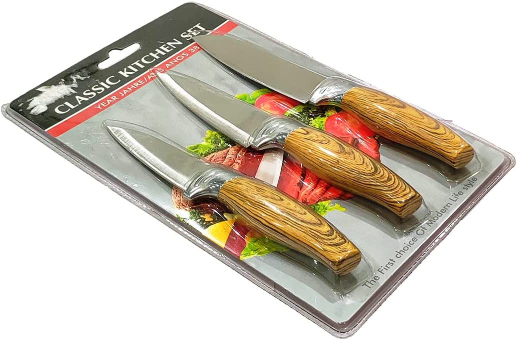 Set of 3 Pcs kitchen knife