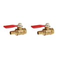 thumbnail image 4 of mmirethe Various Type Ball Valve Threaded Brass Ball Valve 12mm 8mm Red 2Set, 4 of 6