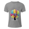 thumbnail image 5 of Qertyioot Hommes Imprimer Manches Courtes Col Rond T-shirt Casual Mode Manches Courtes Été Économies, 5 of 5