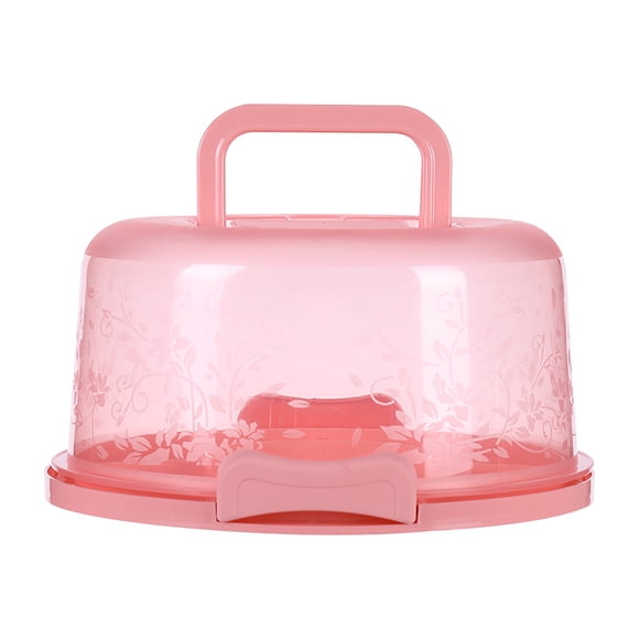 Amzcrzy Storage and Organization Cake Boxes Cake Box Cupcake Holders with Lid 10 Inch Transparent Handles with Lid Cupcake Holders Home Storage Organization and Storage Storage Container