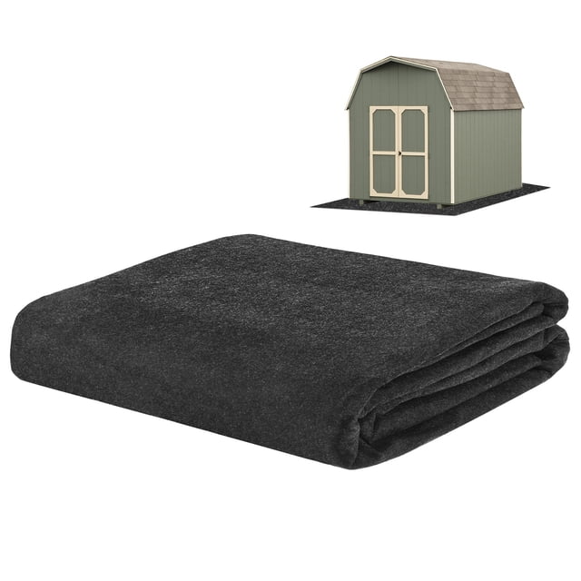 Tapis d'Abri de Rangement Extérieur, 1524mmx1829mm Antidérapant Imperméable Coussinet de Protection pour Abri d'Auto