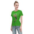 thumbnail image 4 of T-Shirt Basique à Manches Courtes pour Femme une Pièce Robin, 4 of 6