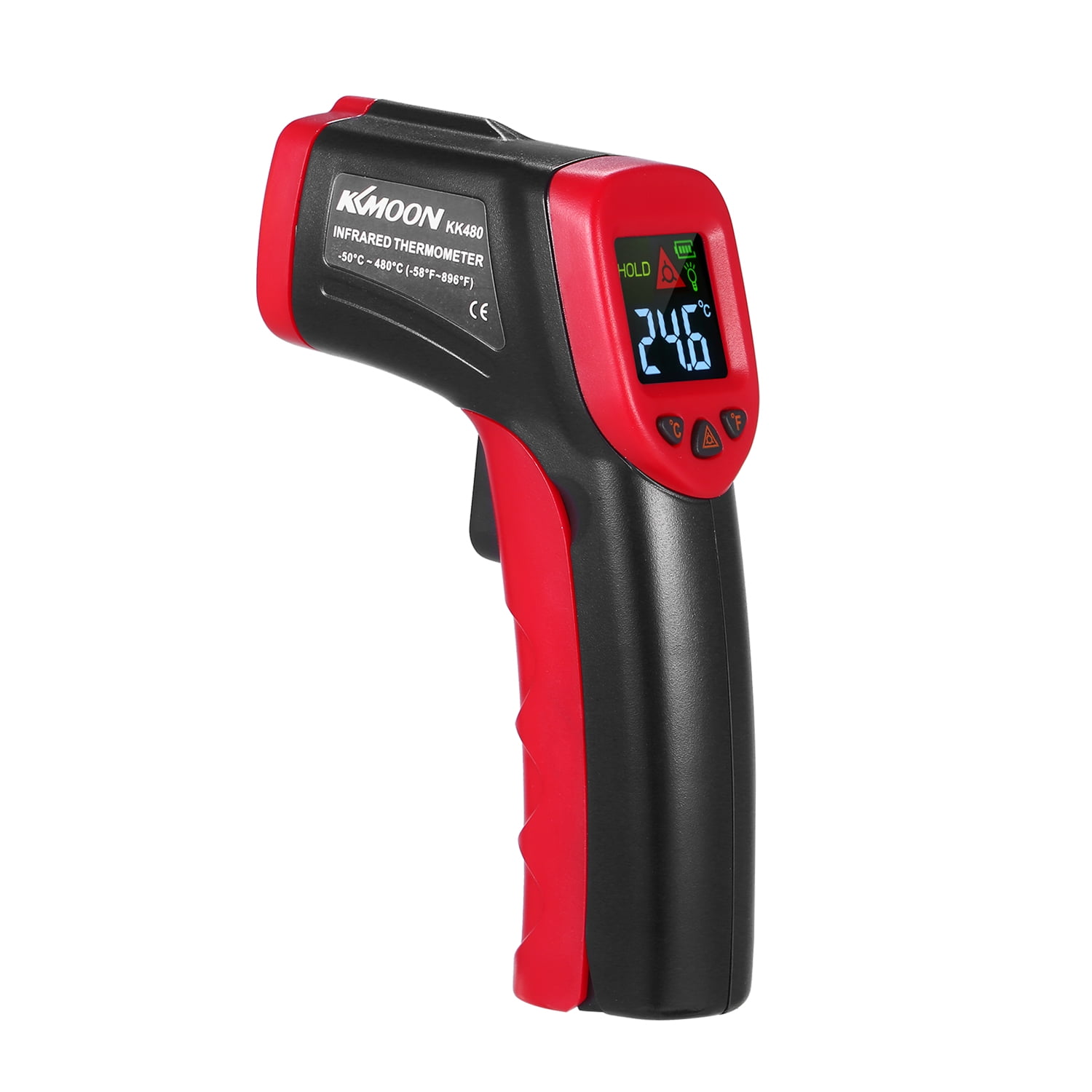 Thermometers,Lcd Display Non-ir Thermometers Handheld Pyrometer Infrared Display (not Humans) Handheld Temperature Tester Infrared Temperature Thermometer Handheld 12 1