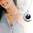 thumbnail image 3 of 12 Constellation Half Moon Zodiac Sign Astrology Horoscope Pendant Necklace, 3 of 10