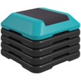 thumbnail image 1 of Soozier Marche d'Exercice Aérobique, Marchepied Réglable en Hauteur 5 Niveaux, Bleu, 1 of 10