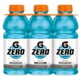 thumbnail image 2 of Gatorade Zero Glacier Freeze Electolyte Beverage 591 mL Bottles, pack of 6, 2 of 7