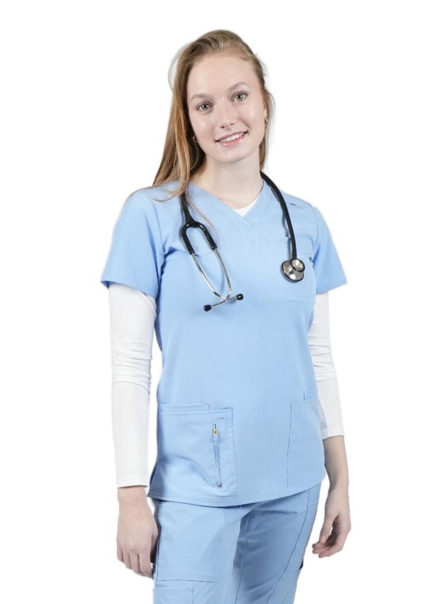 Haut Zinnia Scrubs à col en V