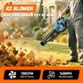 thumbnail image 3 of SENIX BLAX2-M2 145 MPH at 700 CFM 40V Battery Powered Handheld Leaf Blower, Brushless, Variable Speed, Cruise Control, Cordless, 3 of 10